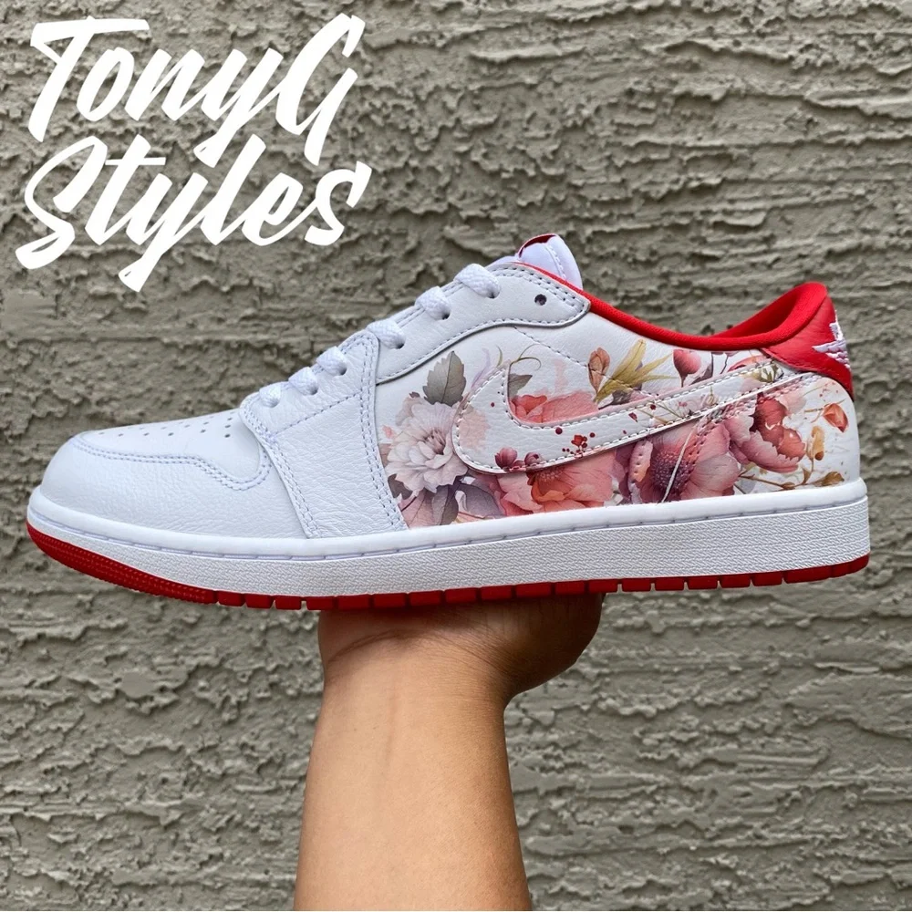 🌺NEW🌸 CUSTOM AIR JORDAN 1 RETRO LOW